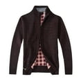 thumbnail image 1 of Gioberti Men's Knitted Regular Fit Full Zip Cardigan Sweater with Soft Brushed Flannel Lining, 1 of 4