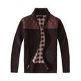 thumbnail image 1 of Gioberti Men's Knitted Regular Fit Full Zip Cardigan Sweater with Soft Brushed Flannel Lining, 1 of 5