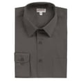 thumbnail image 1 of Gioberti Men's Long Sleeve Solid Dress Shirt, 1 of 2