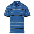 thumbnail image 1 of Gioberti Men's Multiple Stripe Polo Shirt - Short Sleeve Yarn Dye, 1 of 3