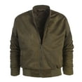 thumbnail image 1 of Gioberti Men's Padded Faux Suede Bomber Jacket with Warm Inner Padding, 1 of 5