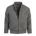 thumbnail image 1 of Gioberti Men's Padded Faux Suede Bomber Jacket with Warm Inner Padding, 1 of 5