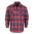 thumbnail image 1 of Gioberti Men's Plaid Checkered Brushed Flannel Shirt, 1 of 2