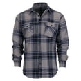 thumbnail image 1 of Gioberti Men's Plaid Checkered 100% Cotton Brushed Flannel Shirt, 1 of 5