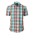 thumbnail image 1 of Gioberti Men's Short Sleeve Plaid Shirt, 1 of 3