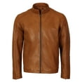 thumbnail image 1 of Gioberti Men's Sheepskin Classic Style Leather Jacket, 1 of 6
