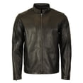thumbnail image 1 of Gioberti Men's Sheepskin Classic Style Leather Jacket, 1 of 6