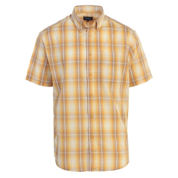 Gioberti Men's Short Sleeve Plaid Shirt