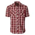 thumbnail image 1 of Gioberti Mens Western Cowboy Short Sleeve Shirt with Snap Buttons, 1 of 4