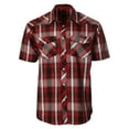 thumbnail image 1 of Gioberti Mens Western Cowboy Short Sleeve Shirt with Snap Buttons, 1 of 4