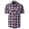 thumbnail image 1 of Gioberti Mens Western Cowboy Short Sleeve Shirt with Snap Buttons, 1 of 4