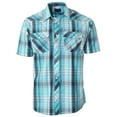 thumbnail image 1 of Gioberti Mens Western Cowboy Short Sleeve Shirt with Snap Buttons, 1 of 4