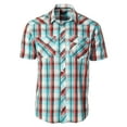 thumbnail image 1 of Gioberti Mens Western Cowboy Short Sleeve Shirt with Snap Buttons, 1 of 2