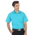 thumbnail image 1 of Gioberti Men's Short Sleeve Solid Dress Shirt, 1 of 5