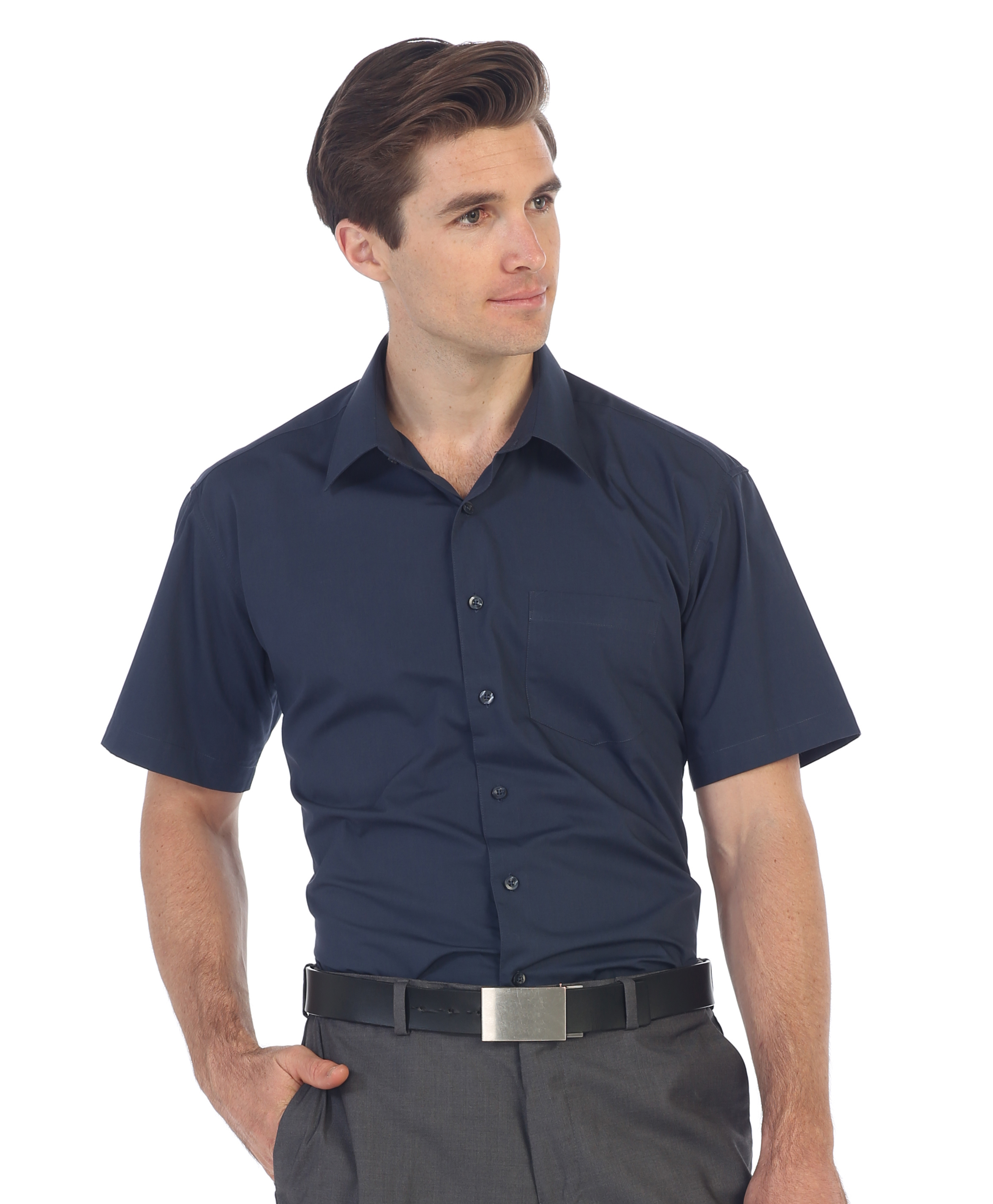 George Men's Long Sleeve Performance Dress Shirt, Up to 3XL - Walmart.com