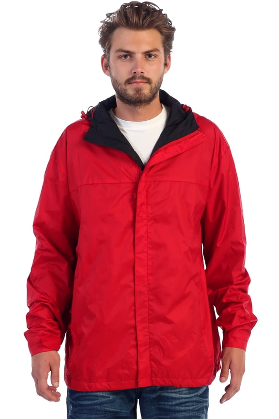Men's Waterproof Rain Jacket With Mesh Lining