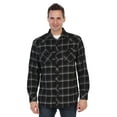 thumbnail image 1 of Gioberti Men 100% Cotton Western Flannel Plaid Shirt w/Snap-on Button, 1 of 5