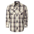 thumbnail image 1 of Gioberti Men's Western Plaid Long Sleeve Shirt with Pearl Snap-on, 1 of 4