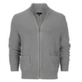 thumbnail image 1 of Gioberti Mens 100% Cotton Milano Knit Full-Zip Sweater, 1 of 5