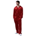 thumbnail image 1 of Gioberti Mens 2pc Super Soft Plush Pajama Set, 1 of 4
