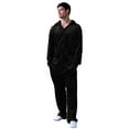 thumbnail image 1 of Gioberti Mens 2pc Super Soft Plush Pajama Set, 1 of 4