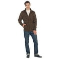 thumbnail image 1 of Gioberti Mens Heavy Weight Cardigan Twisted Knit Full-Zipper Sweater, 1 of 2