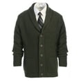 thumbnail image 1 of Gioberti Mens Heavy Weight Shawl Collar Knitted Regular Fit Cardigan, 1 of 4