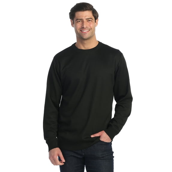 Gioberti Mens Jacquard Crew Neck Pullover Sweater