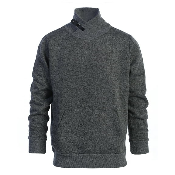 Gioberti Mens Knitted Turtleneck Collar Pullover Sweater with Soft Brushed Flannel Lining