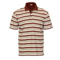 thumbnail image 1 of Gioberti Mens Multiple Stripe Polo Shirt with Pocket, 1 of 4