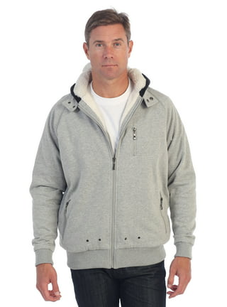 Essentials Men's Full-Zip Polar Fleece Jacket, Oatmeal