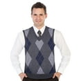 thumbnail image 1 of Gioberti Mens Super Soft Diamond Knitted Sleeveless Vest, 1 of 4