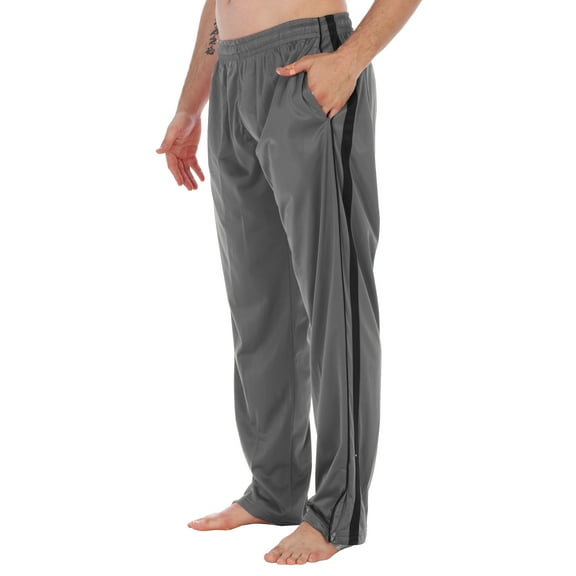 Gioberti Mens Athletic Track Pants with Zip Bottom
