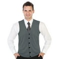 thumbnail image 1 of Gioberti Mens V-Neck Button Down Knitted Cardigan Vest, 1 of 4