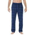 thumbnail image 1 of Gioberti Mens Yarn Dye Brushed Flannel Pajama Pants, Elastic Waist, 1 of 3