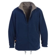 Gioberti Mens Zip Up Reversible Polar Fleece Heavy Jacket