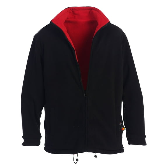 Gioberti Mens Zip Up Reversible Polar Fleece Heavy Jacket