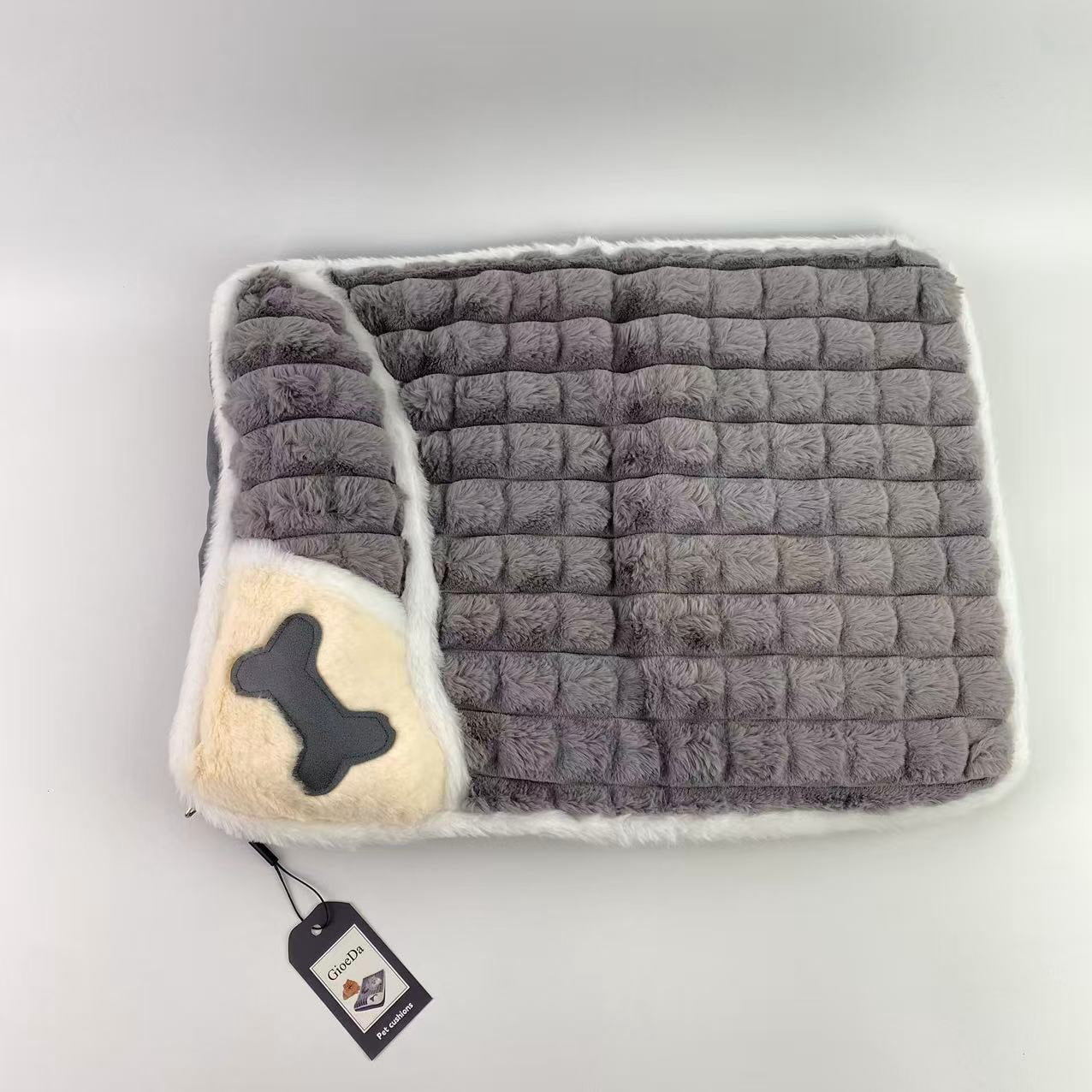 GioeDa Pet cushions,Pets Dog Crate Pad Waterproof Dog Bed Mat Ultra Soft Pet Bed with Removable Washable Cover Anti - 13.77 x 19.68 in