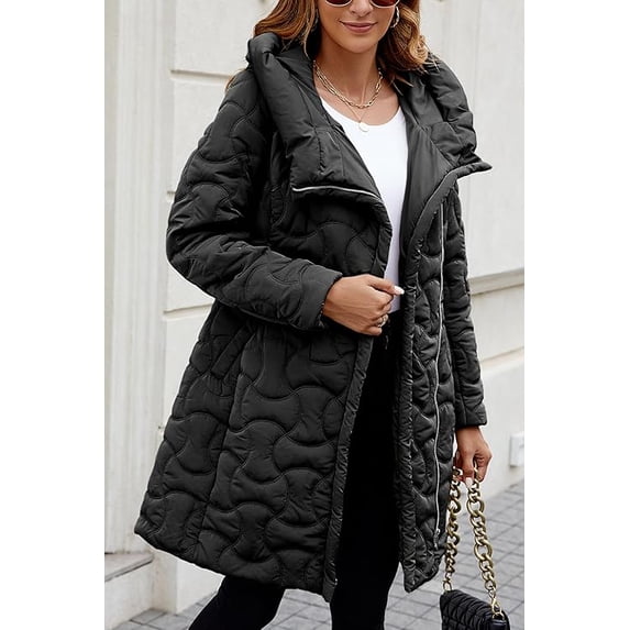 Giolshon Women's Puffer Jacket Quilted Lightweight Padding Packable Bubble Coat