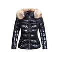 thumbnail image 1 of Giolshon Women's Puffer Jacket Warm Coat Hooded with Fur Collar Fall Clothes for Women Quilted Jackets for Women Padded, 1 of 6