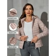 thumbnail image 1 of Giolshon Women's Quilted Lightweight Jacket Puffer Coat Women Bubble for Fall and Winter B-22205 Pink XXL, 1 of 3