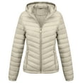 thumbnail image 1 of Giolshon Women's Quilted Lightweight Jacket Puffer Coat Women Bubble for Fall and Winter B-22735 Beige L, 1 of 3