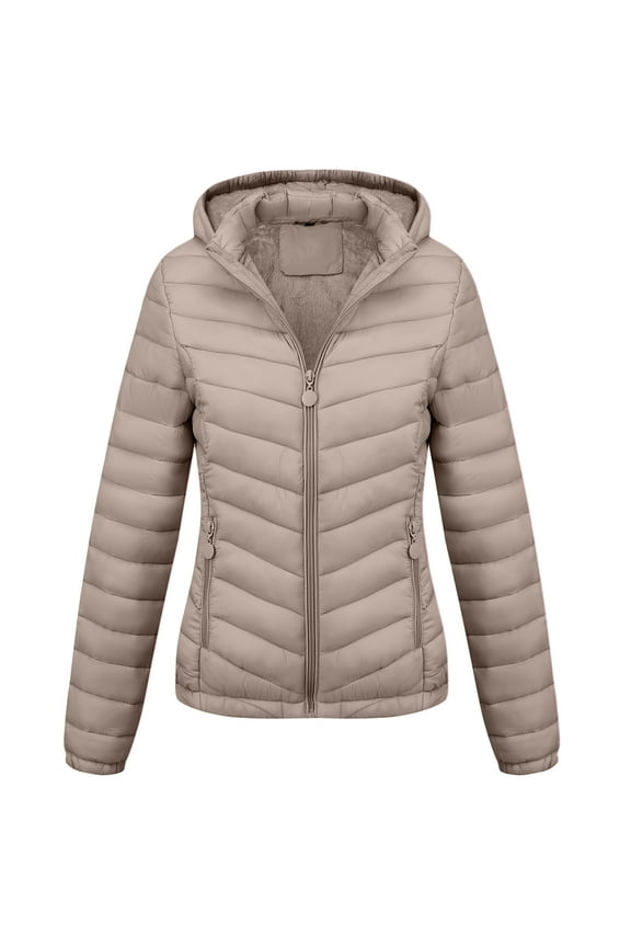 Women's Quilted Lightweight Jacket Puffer Coat Women Bubble for Fall and Winter B-22735 Pink M