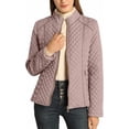 thumbnail image 1 of Giolshon Women's Stand Collar Lightweight Quilted Puffer Jacket Padded Zip Coat, 1 of 4