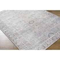 Boutique Rugs Giona Traditional Runner Rug - Charcoal, Blue, Light Blue - 2'7" x 10' Runner