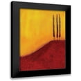 thumbnail image 1 of Giordano, V. 12x14 Black Modern Framed Museum Art Print Titled - Trees on a Hill, 1 of 5