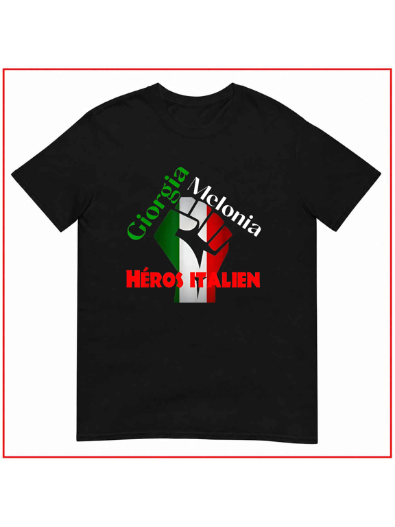 Giorgia Meloni Italian Hero Conservative Supporter Unisex T-Shirt V11678 Size S-5XL
