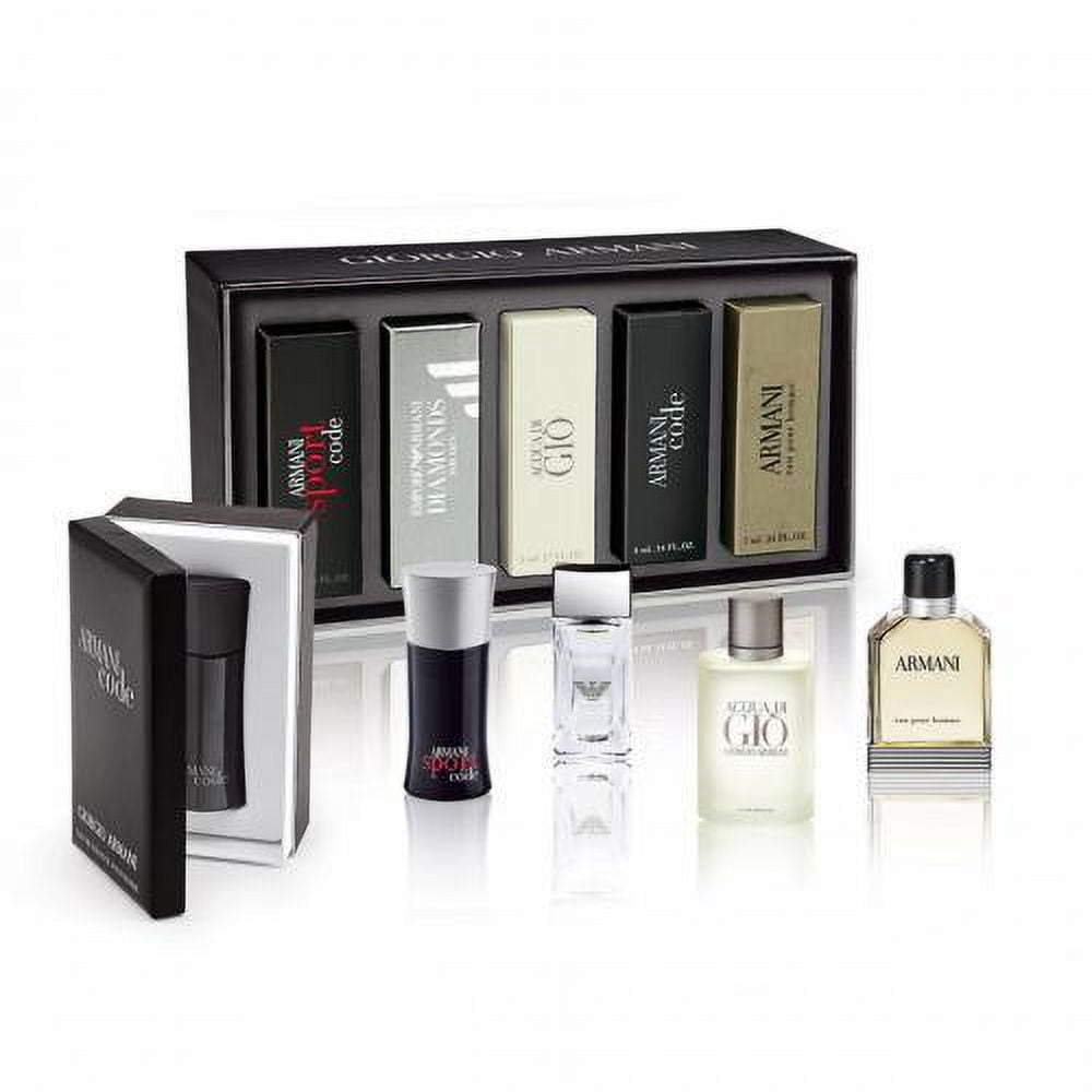 Giorgio armani mens store 5 piece mini set