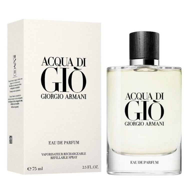 Giorgio Armani Acqua Di Gio 2.5 oz Eau De Parfum Refillable Spray