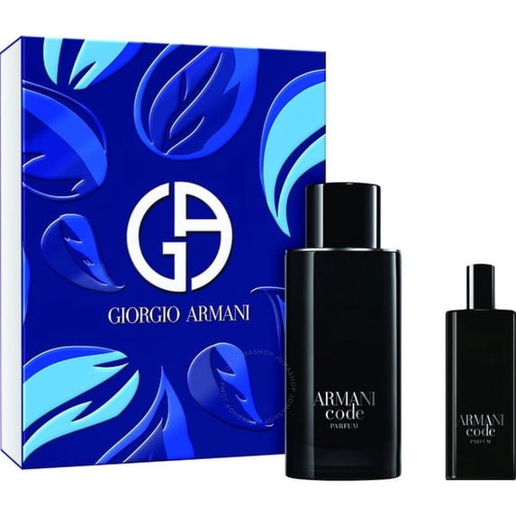 Giorgio Armani Code Parfum Gift Set (Parfum Spray 4.2 Fl Oz, Parfum Spray 0.5 Fl Oz)